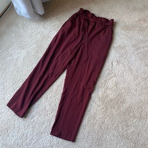 H&M Cinched Waist Wide Leg Trousers